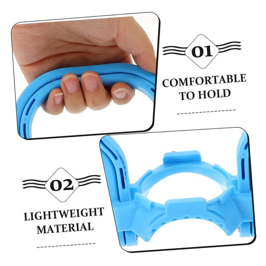 5 Gallon Water Bottle Holder Purified Drinking Water Jug Caps Carrier Lift Labor Energy Saving Ergonomic Grip Handle Carrier Non-Slip Holder Lifter Heavy Duty Clip-OA