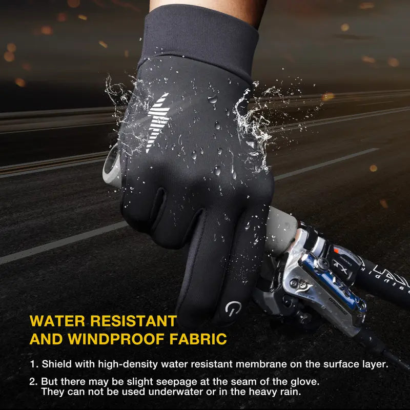Winter Gloves Women Men Ski Gloves Liners Thermal Warm Touch Screen, Perfect for Cycling, Running, Driving, Hiking, Walking, Texting, Freezer Work, Gardening, and Daily Activities