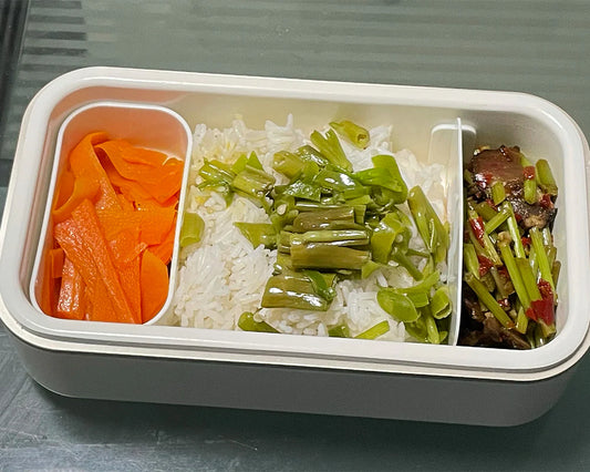 lunch box, children's lunch box, adult lunch, leak-proof adult three-compartment lunch box, reusable plastic lunch box, food container, environmentally friendly lunch box