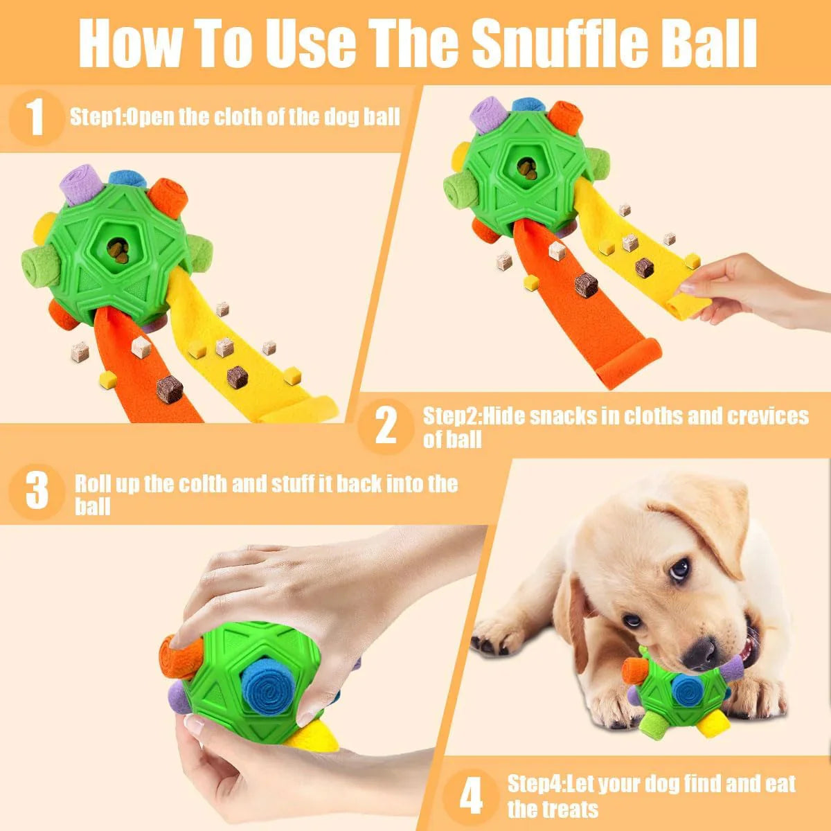 Dog Puzzle Ball
