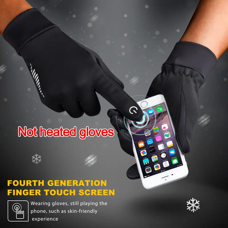 Winter Gloves Women Men Ski Gloves Liners Thermal Warm Touch Screen, Perfect for Cycling, Running, Driving, Hiking, Walking, Texting, Freezer Work, Gardening, and Daily Activities